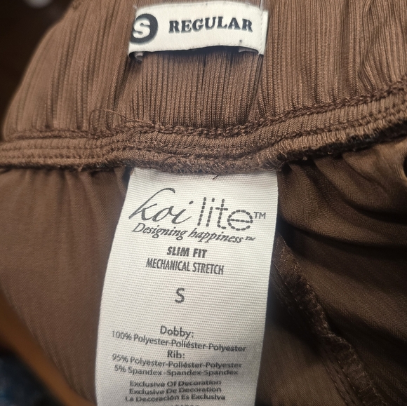 Koi Lite Dobby Slim Fit Mechanical Stretch Scrub Pants Size Small - Picture 5 of 6